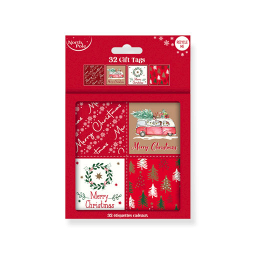 Picture of CHRISTMAS CONTEMPORARY GIFT TAGS 32 PACK